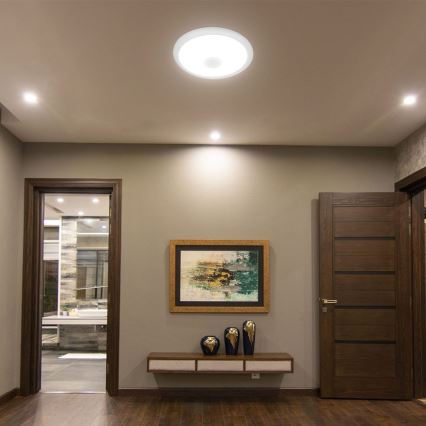 LED Plafonjera sa senzorom SAMSUNG CHIP LED/12W/230V 3000/4000/6000K pr. 29 cm bela