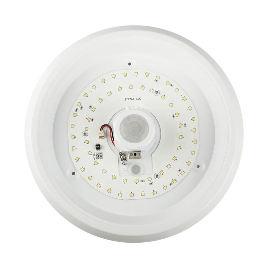LED Plafonjera sa senzorom SAMSUNG CHIP LED/12W/230V 3000/4000/6000K pr. 29 cm bela