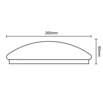 LED Plafonjera sa senzorom OPAL LED/12W/230V 4000K
