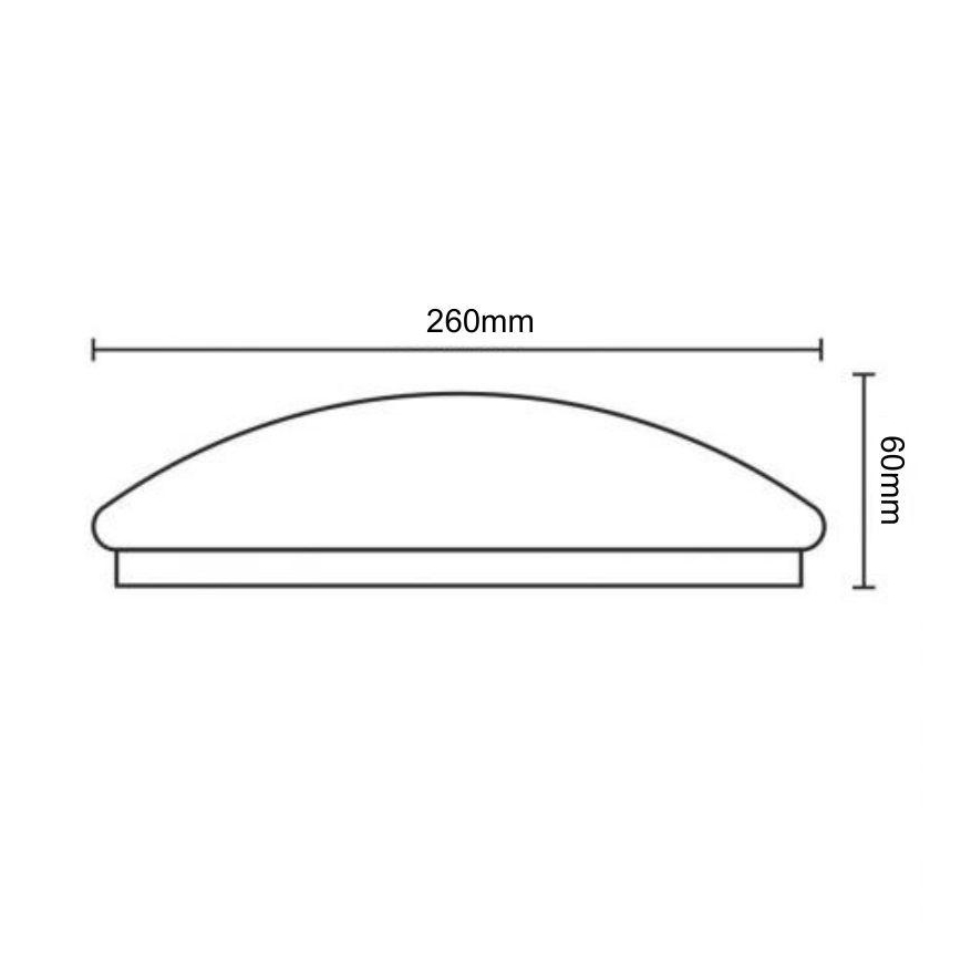 LED Plafonjera sa senzorom OPAL LED/12W/230V 4000K