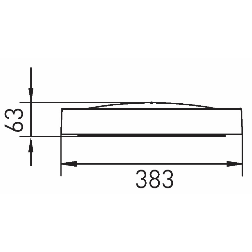 LED Plafonjera SAMER LED/24W/230V 4000K