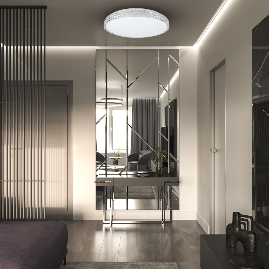 LED Plafonjera SHINY LED/34W/230V prozirna