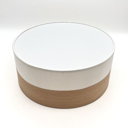 LED Plafonjera SIRJA WOOD LED/20W/230V pr. 35 cm bela/hrast