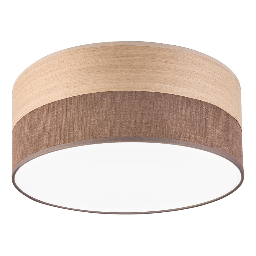 LED Plafonjera SIRJA WOOD LED/20W/230V pr. 35 cm braon/hrast
