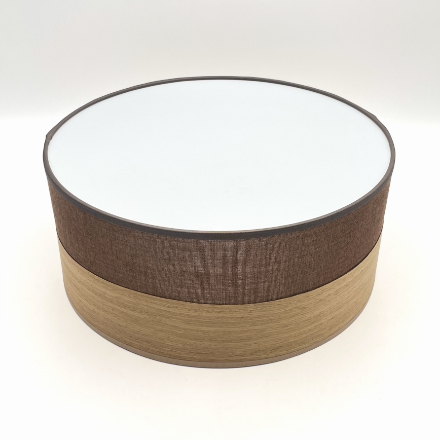 LED Plafonjera SIRJA WOOD LED/20W/230V pr. 35 cm braon/hrast