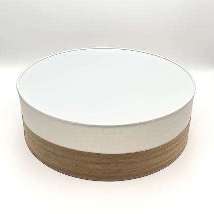 LED Plafonjera SIRJA WOOD LED/36W/230V pr. 45 cm bela/hrast