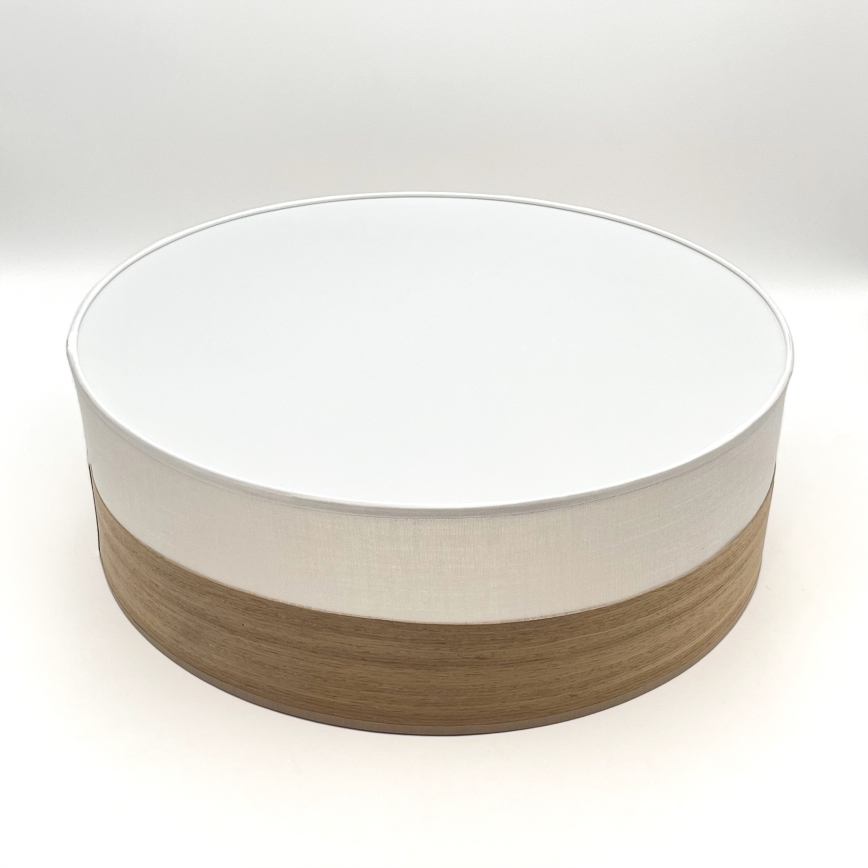 LED Plafonjera SIRJA WOOD LED/36W/230V pr. 45 cm bela/hrast