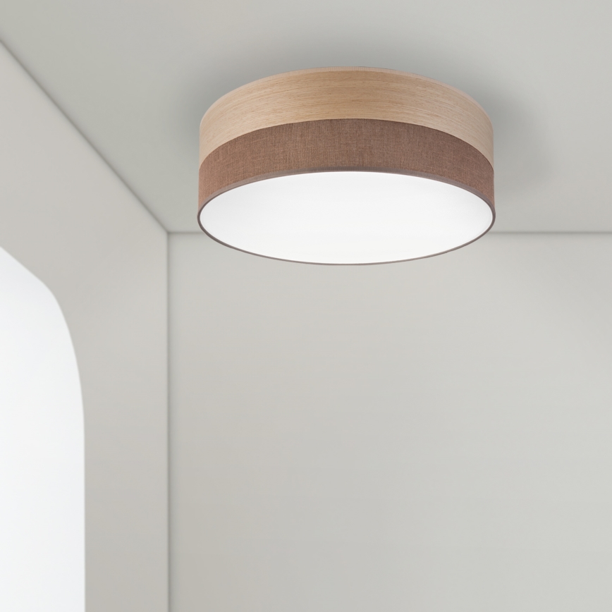 LED Plafonjera SIRJA WOOD LED/36W/230V pr. 45 cm braon/hrast