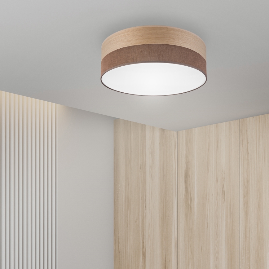LED Plafonjera SIRJA WOOD LED/36W/230V pr. 45 cm braon/hrast