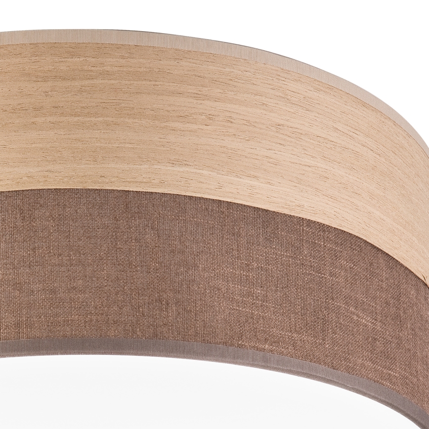 LED Plafonjera SIRJA WOOD LED/36W/230V pr. 45 cm braon/hrast