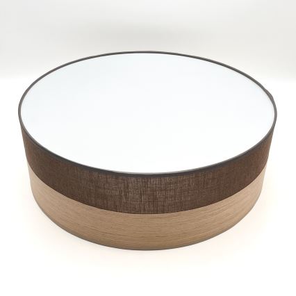 LED Plafonjera SIRJA WOOD LED/36W/230V pr. 45 cm braon/hrast