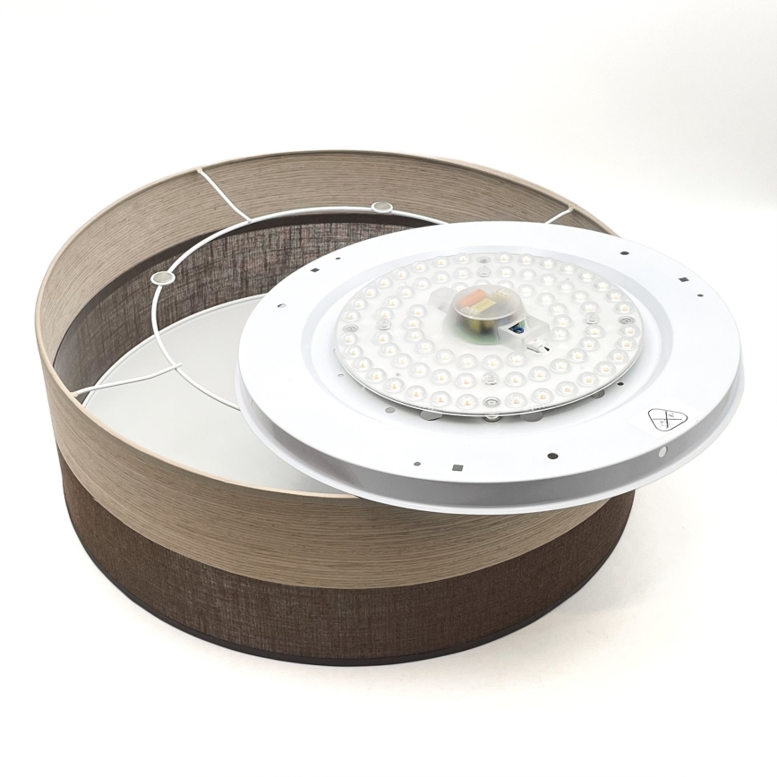 LED Plafonjera SIRJA WOOD LED/36W/230V pr. 45 cm braon/hrast