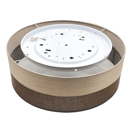 LED Plafonjera SIRJA WOOD LED/36W/230V pr. 45 cm braon/hrast