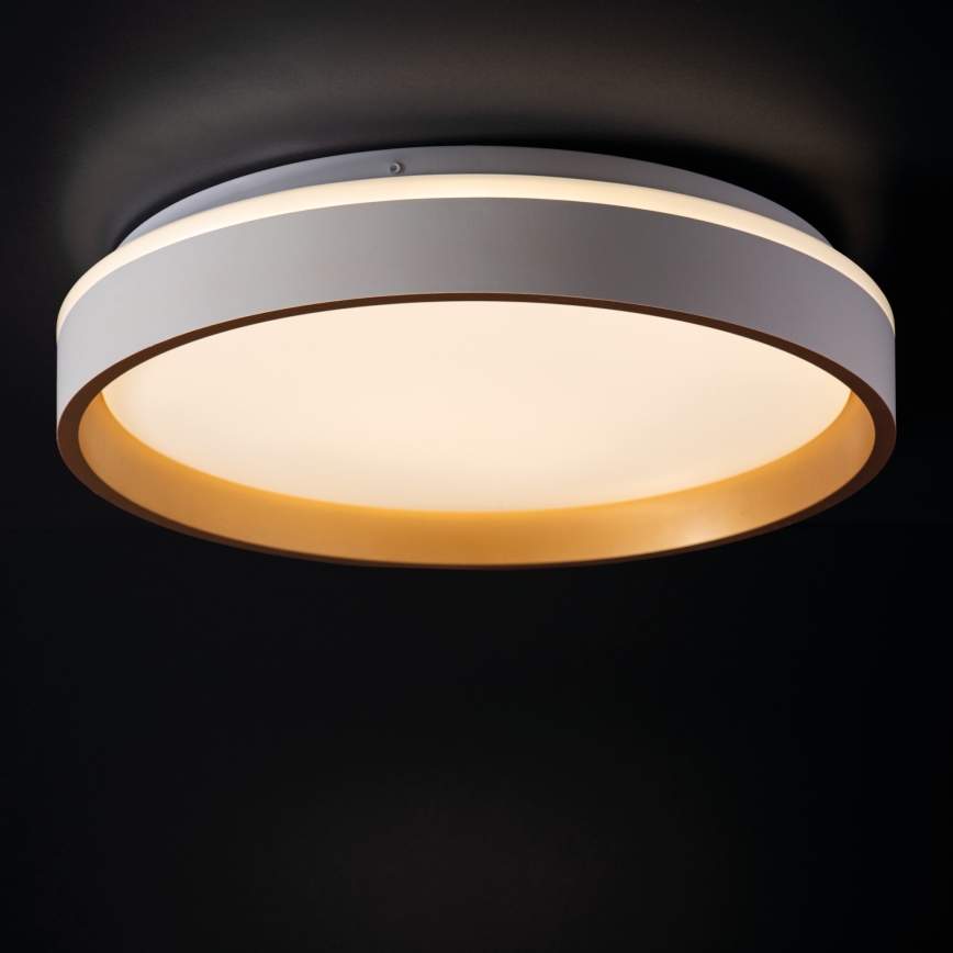LED Plafonjera SOLN LED/17,5W/230V pr. 38 cm bela/zlatna