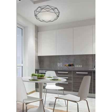 LED Plafonjera SVEN LED/24/230V crno