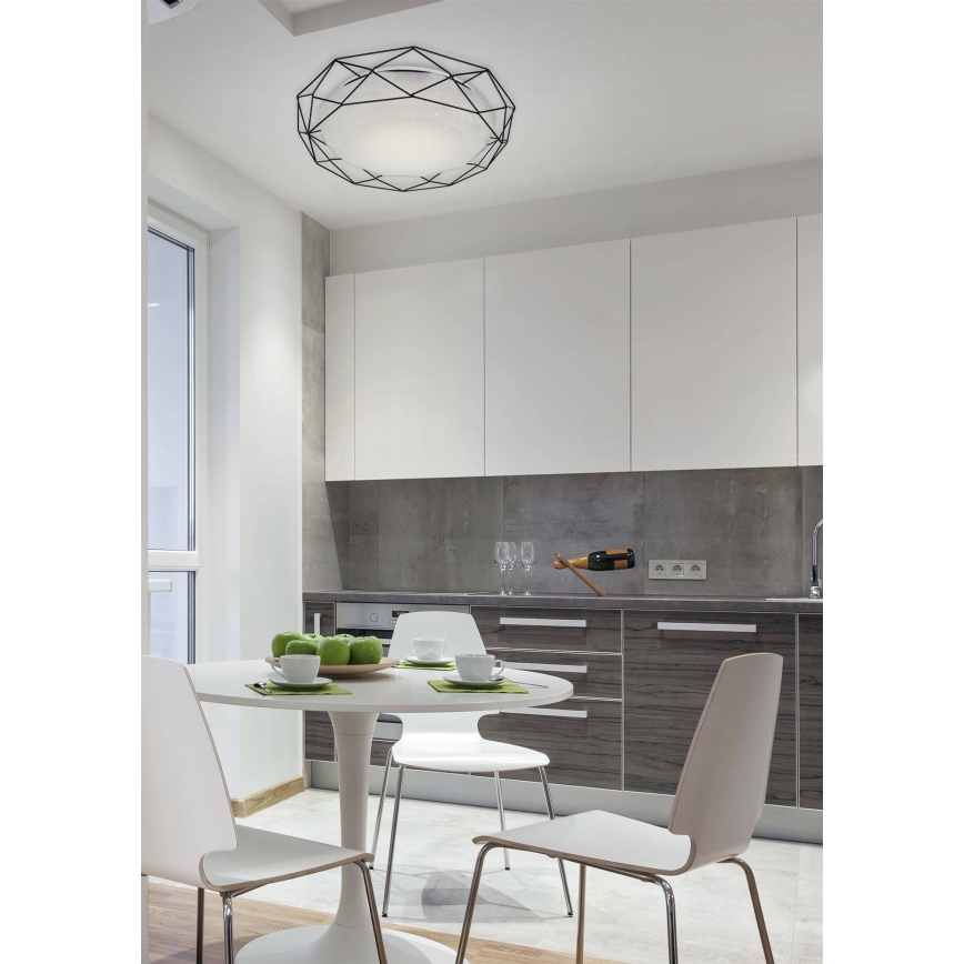 LED Plafonjera SVEN LED/24/230V crno