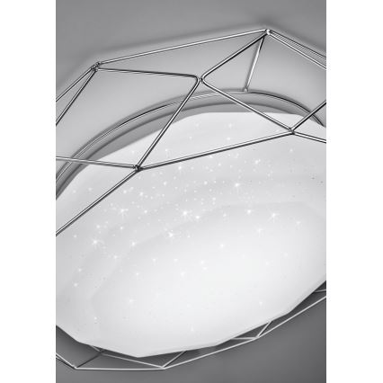 LED Plafonjera SVEN LED/24W/230V pr. 43 cm sjajni krom