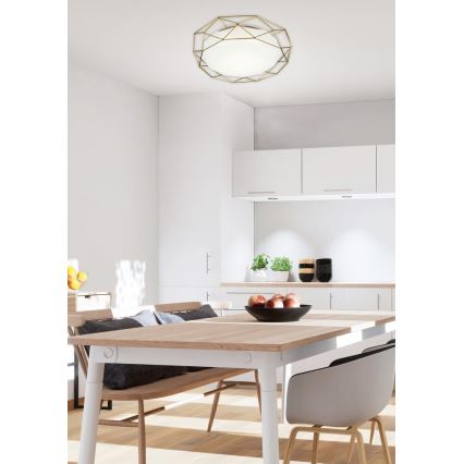 LED Plafonjera SVEN LED/24W/230V zlatni