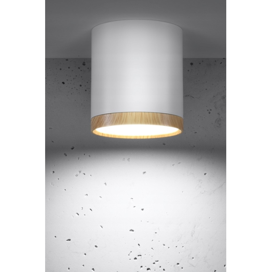 LED Plafonjera TUBA LED/5W/230V bela/bež