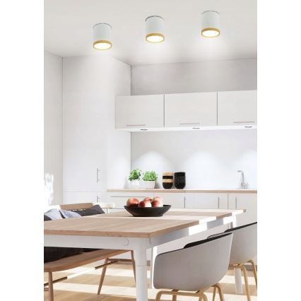 LED Plafonjera TUBA LED/5W/230V bela/bež
