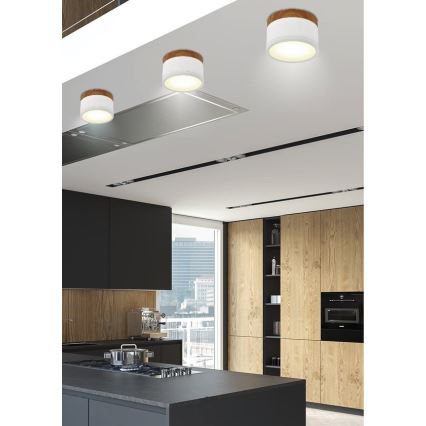 LED Plafonjera TUBA LED/9W/230V bela/bež