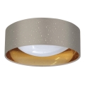 LED Plafonjera TULUZA LED/18W/230V pr. 32 cm braon