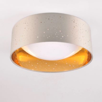LED Plafonjera TULUZA LED/18W/230V pr. 32 cm braon