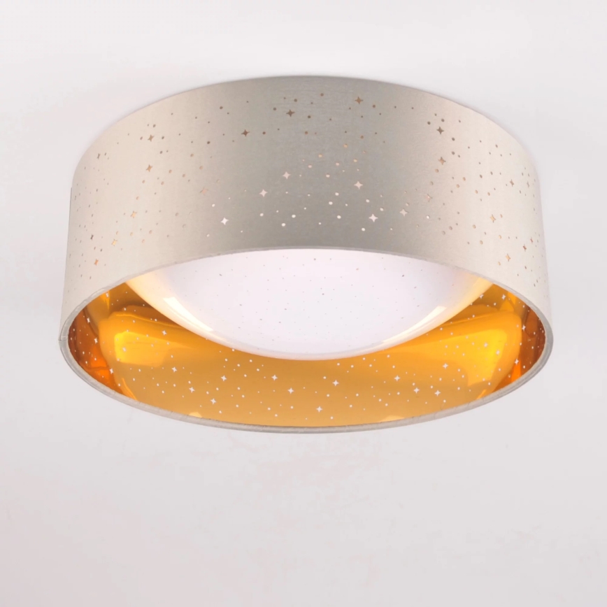 LED Plafonjera TULUZA LED/18W/230V pr. 32 cm braon