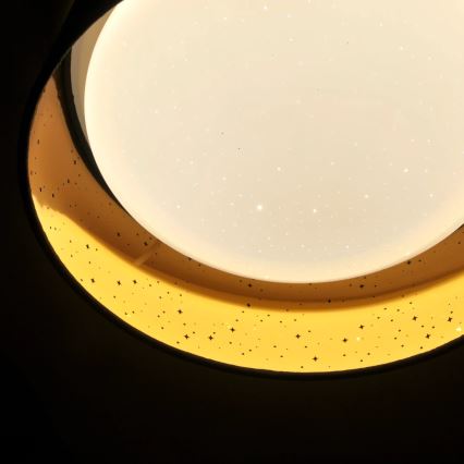 LED Plafonjera TULUZA LED/18W/230V pr. 32 cm braon