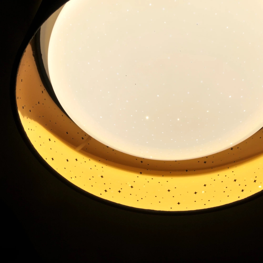 LED Plafonjera TULUZA LED/18W/230V pr. 32 cm braon