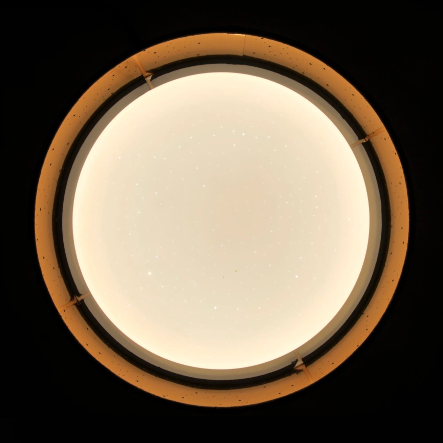 LED Plafonjera TULUZA LED/18W/230V pr. 32 cm braon