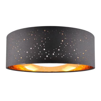 LED Plafonjera TULUZA LED/18W/230V pr. 32 cm crno