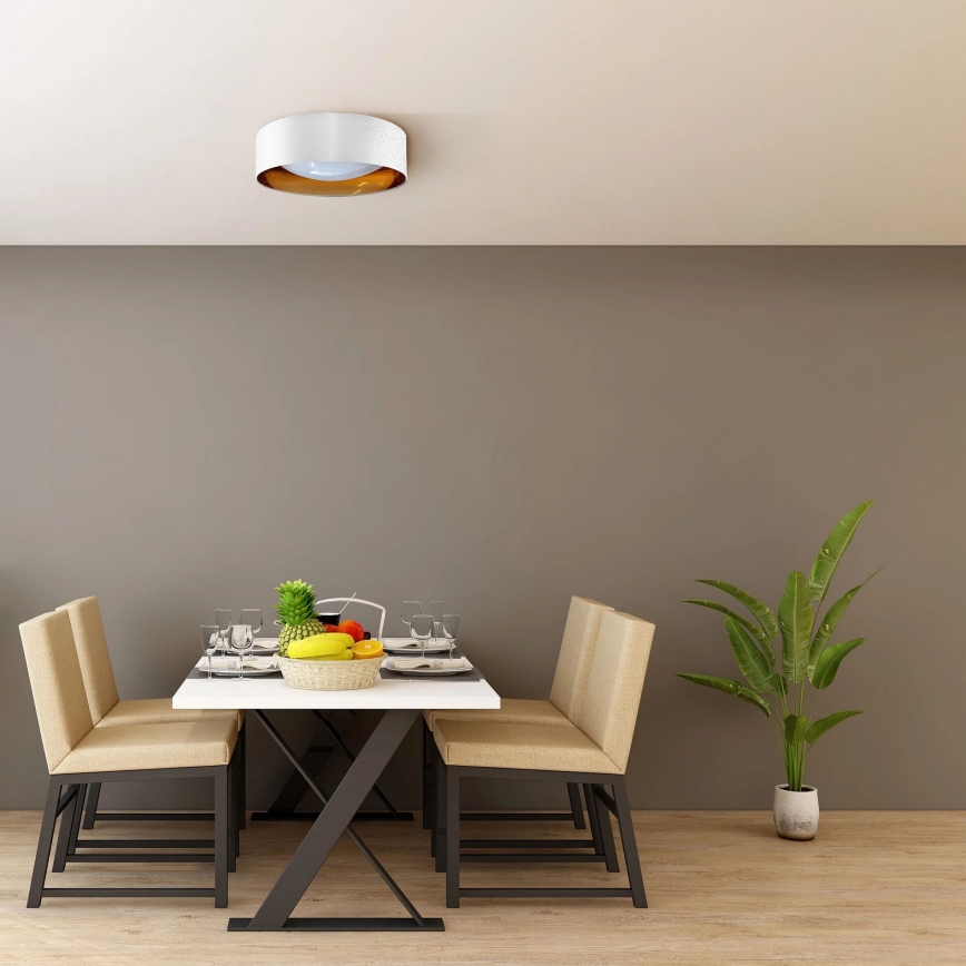 LED Plafonjera TULUZA LED/24W/230V pr. 40 cm bela