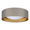 LED Plafonjera TULUZA LED/24W/230V pr. 40 cm braon