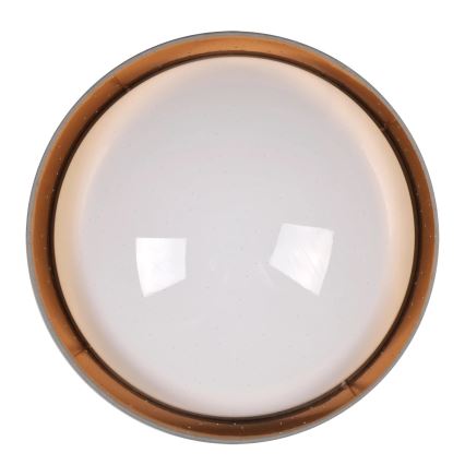 LED Plafonjera TULUZA LED/24W/230V pr. 40 cm braon