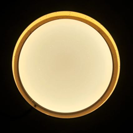 LED Plafonjera TULUZA LED/24W/230V pr. 40 cm braon