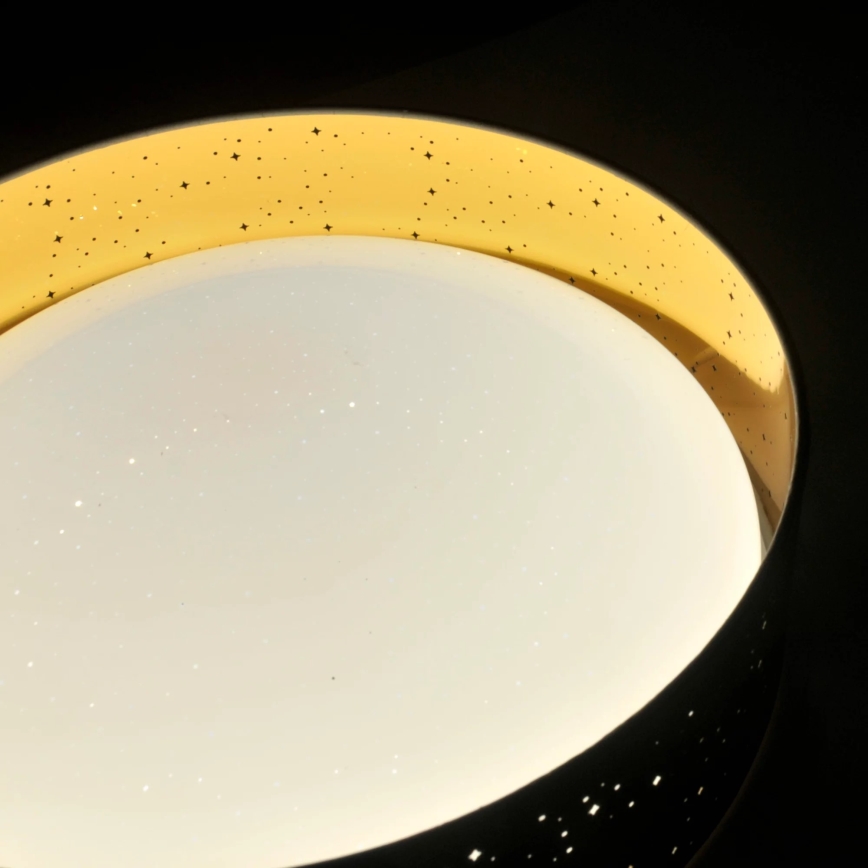 LED Plafonjera TULUZA LED/24W/230V pr. 40 cm crno