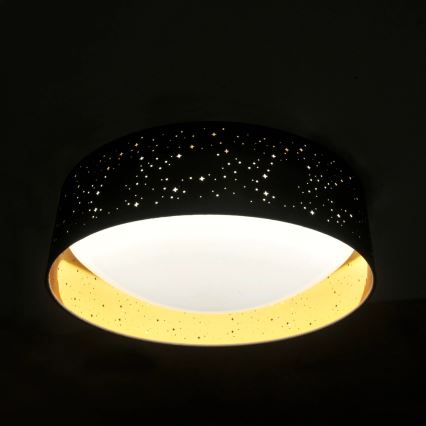 LED Plafonjera TULUZA LED/24W/230V pr. 40 cm crno