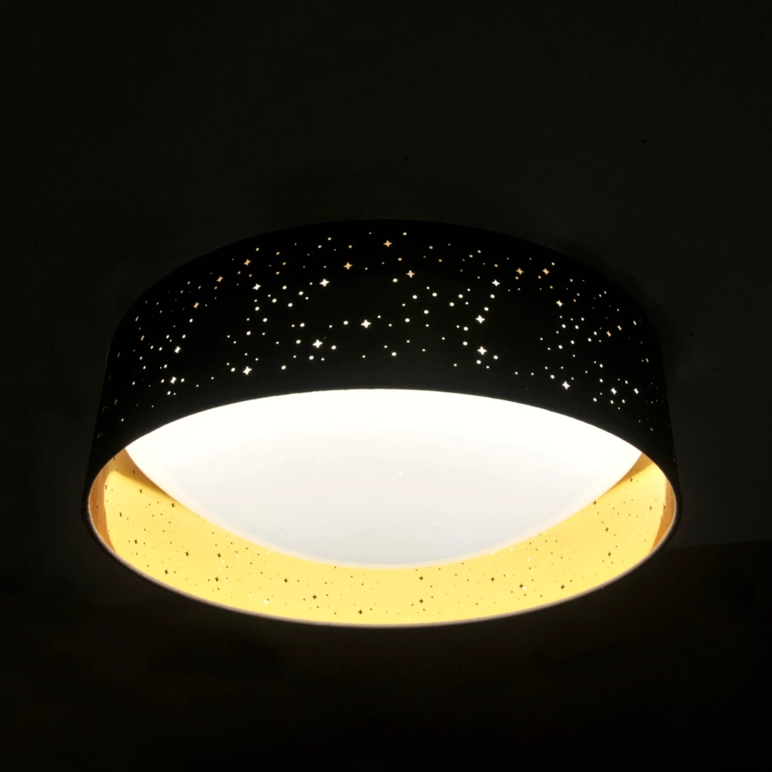 LED Plafonjera TULUZA LED/24W/230V pr. 40 cm crno