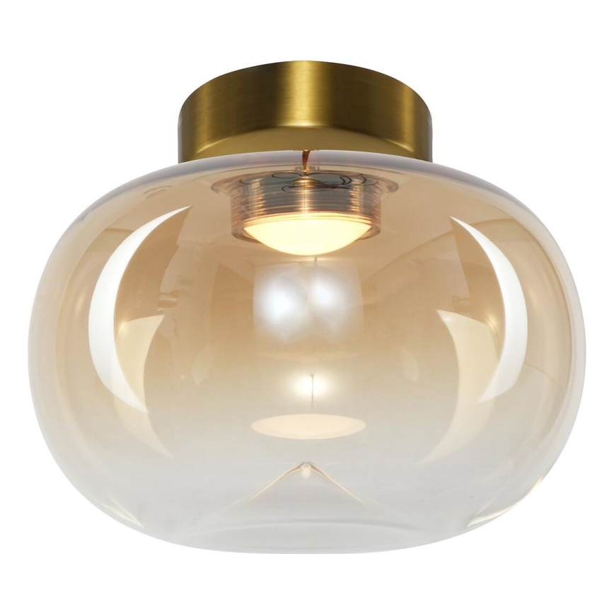 LED Plafonjera VASO LED/4W/230V pr. 18 cm zlatna/dimno