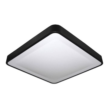 LED Plafonjera WILTON LED/24W/230V 37,5x37,5 cm crno
