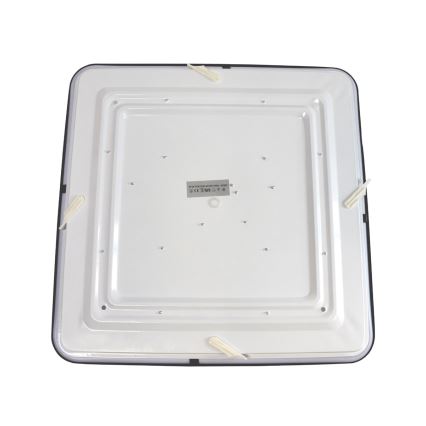 LED Plafonjera WILTON LED/24W/230V 37,5x37,5 cm crno