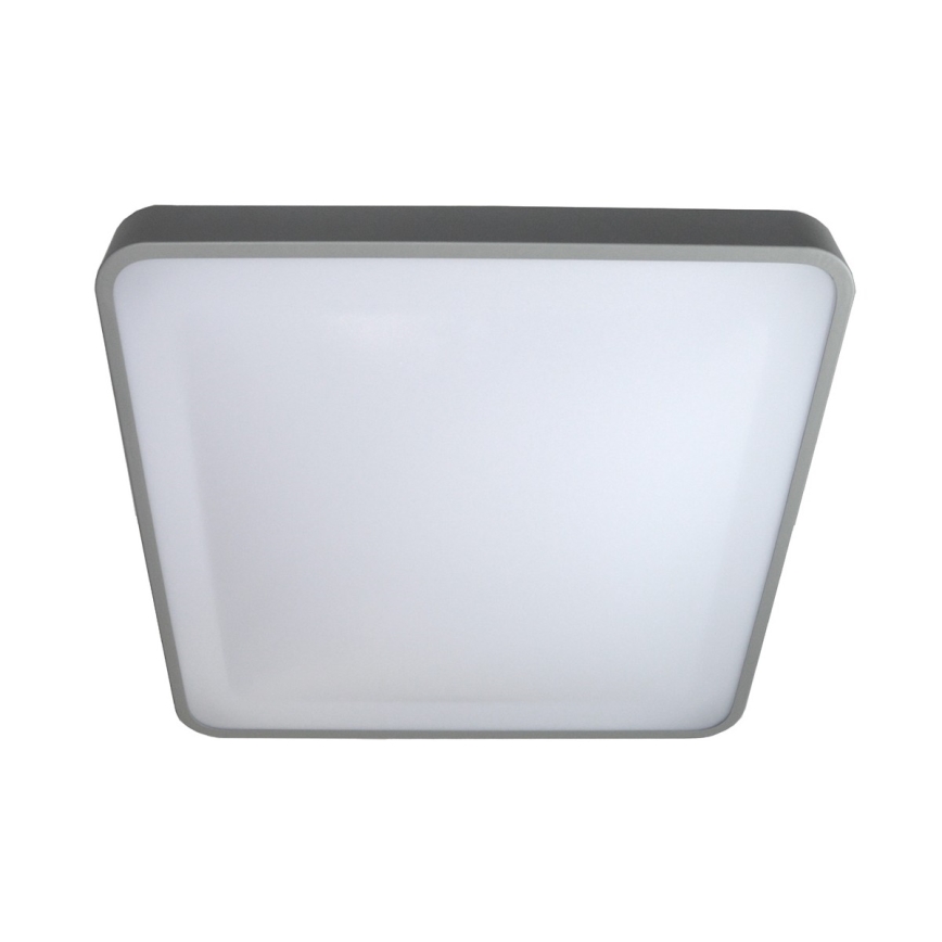 LED Plafonjera WILTON LED/24W/230V 37,5x37,5 cm sivo