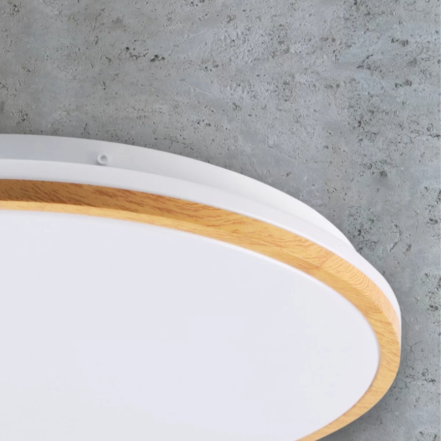 LED Plafonjera WOODY LED/15W/230V pr. 28 cm