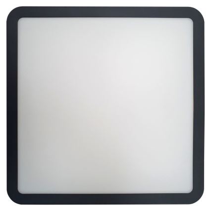 LED Plafonjera za kupatilo ELLÉ LED/24W/230V 3000/4000/6500K 26x26 cm IP54 antracit