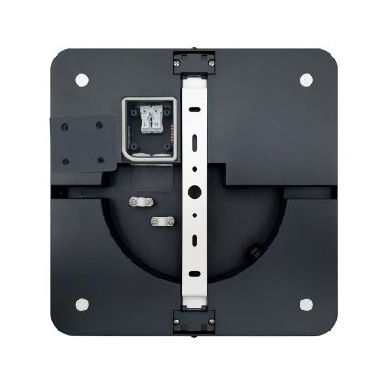 LED Plafonjera za kupatilo ELLÉ LED/24W/230V 3000/4000/6500K 26x26 cm IP54 antracit