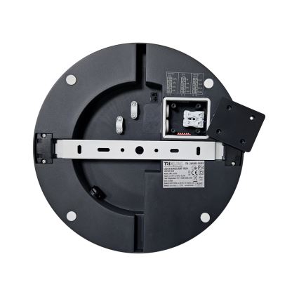 LED Plafonjera za kupatilo sa senzorom ELLÉ LED/24W/230V 3000/4000/6500K pr. 26 cm IP54 antracit
