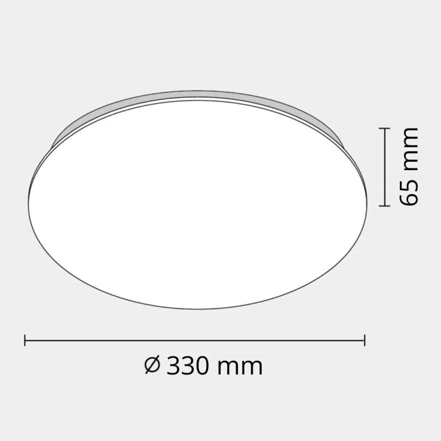 LED Plafonjera za kupatilo ADAR LED/12W/230V IP44 4000K
