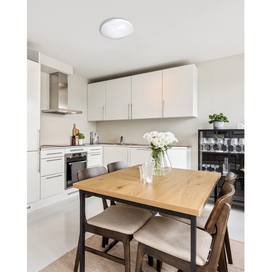 LED Plafonjera za kupatilo CIRCLE LED/18W/230V 4000K pr. 30 cm IP44 bela