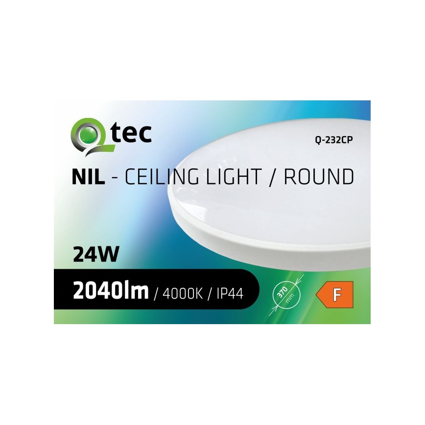 LED Plafonjera za kupatilo CIRCLE LED/24W/230V 4000K pr. 37 cm IP44 bela